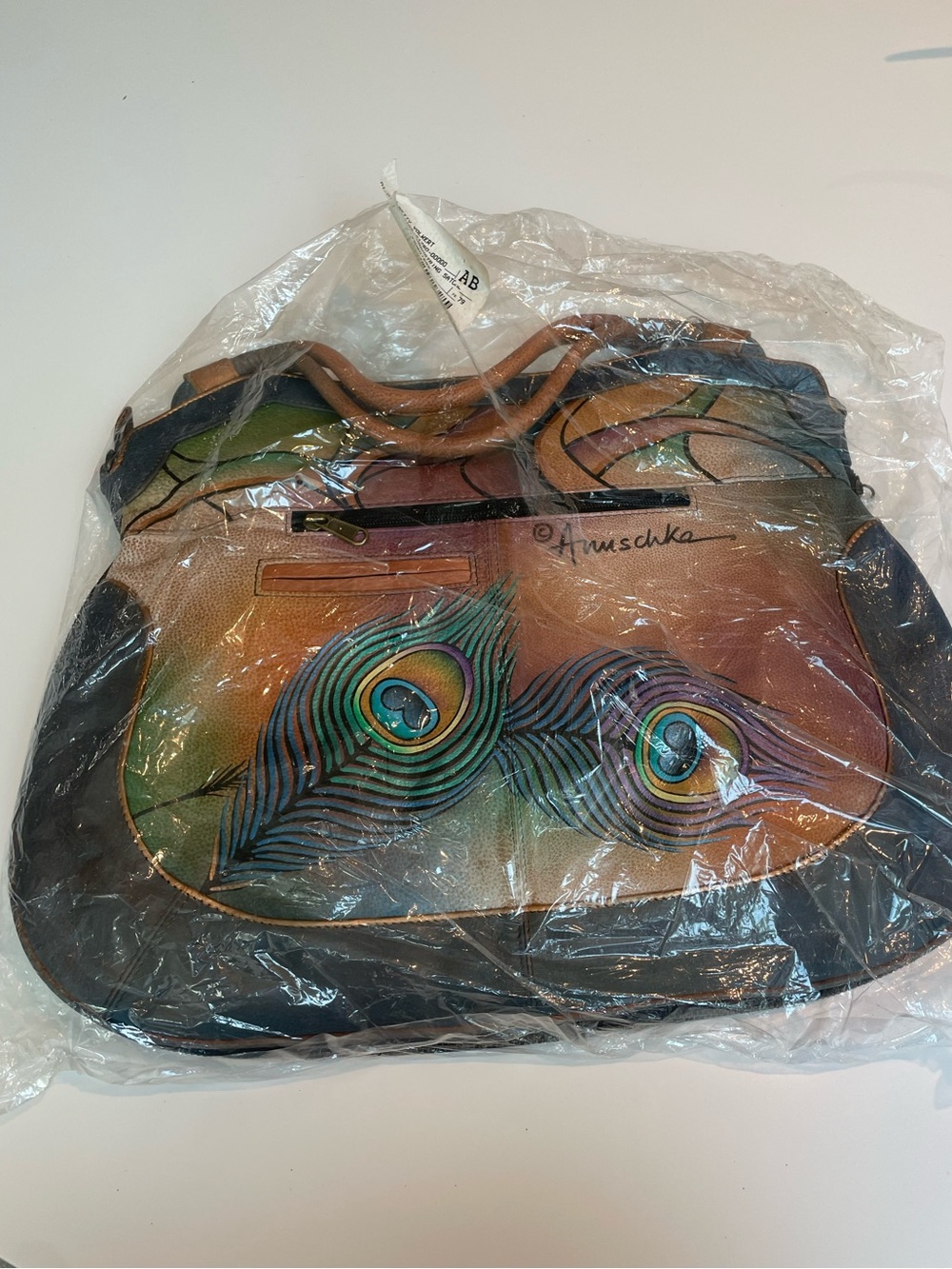 NWT | Anuschka | Hand Painted Leather Bag